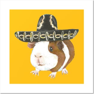 Mariachi Guineapig Posters and Art